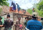 Satgas TMMD Reguler ke-126 Kodim 0717/Grobogan Wujudkan Impian Mbah Darmin Miliki Rumah Layak Huni