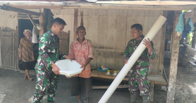 Satgas TMMD Kodim 0717/Grobogan Bangun Jamban Demi Wujudkan Lingkungan Sehat