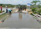 Menjelang Penutupan TMMD, Pengecoran Jalan di Karangharjo Hampir Rampung: Warga Siap Sambut Hasil Pembangunan